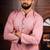 Pink color beautiful cotton fabric designer embroidery work ceremonial men's party attire