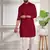 Maroon color beautiful cotton fabric designer embroidery work ceremonial men's party attire