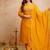 Elegant chanderi kurti pant set with solid bhagalpuri dupatta
