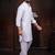 Off white color cotton satin fabric beautiful solid festive special kurta payjama