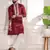 Mahroon color stylish cotton fabric ethnic traditional rich kurta payjama for men