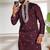 Wine color stylish cotton fabric ethnic traditional rich kurta payjama for men