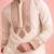 Cream color rolex silk fabric designer kurta payjama for men