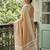 Mustard yellow color linen fabric woven designer fancy ethnic saree