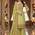 Green color smat and designer embrodiered sharara dress for ceremonial looks