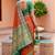 Gajri color soft silk fabric  woven designer ethnic ceremonial saree
