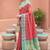 Gajri color soft silk fabric  woven designer ethnic ceremonial saree