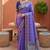 Lavender color soft silk fabric  woven designer ethnic ceremonial saree