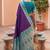 Magenta color soft silk fabric  woven designer ethnic ceremonial saree