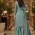Peach color smat and designer embrodiered sharara dress for ceremonial looks