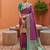 Onion color soft silk fabric  woven designer ethnic ceremonial saree