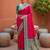 Pink color soft silk fabric  woven designer ethnic ceremonial saree