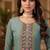 Peach color smat and designer embrodiered sharara dress for ceremonial looks