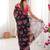 Black color beautiful floral print designer ethnic saree