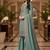 Peach color smat and designer embrodiered sharara dress for ceremonial looks