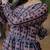 Printed chanderi cotton gown