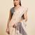 Beige color linen silk beautiful sophisticated ethnic saree