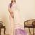 Beige color linen silk beautiful sophisticated ethnic saree