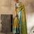 Yellow soft silk fabric woven designer zari work ethnic partywear saree