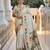 Cream color paithani silk woven meenakari jacquard saree