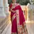 Pink paithani silk woven meenakari jacquard saree