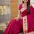 Pink color paithani silk woven meenakari jacquard saree