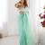 Green color designer padding colors arco border fancy girlie saree