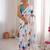 White color chinon fabric designer printed elegant saree with swarovski work