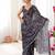 Black color chinon fabric designer printed elegant saree with swarovski work