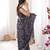 Black color chinon fabric designer printed elegant saree with swarovski work