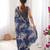 Blue color chinon fabric designer printed elegant saree with swarovski work