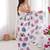 White color chinon fabric designer printed elegant saree with swarovski work