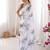 White color beautiful summer special chinon fabric printed saree