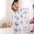 White color beautiful summer special chinon fabric printed saree