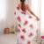 White color beautiful summer special chinon fabric printed saree
