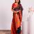 Blue color beautiful ethnic woven designer tissue silk saree