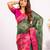 Green color beautiful ethnic woven designer tissue silk saree