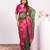 Green color beautiful ethnic woven designer tissue silk saree