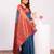 Teal color beautiful ethnic woven designer tissue silk saree