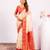 White color beautiful ethnic woven designer tissue silk saree
