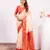 White beautiful ethnic woven designer tissue silk saree