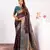 Wine beautiful ethnic woven designer tissue silk saree