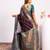 Wine color beautiful ethnic woven designer tissue silk saree