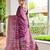 Wine color banglori raw silk  weaving warli designer  rich look classy saree