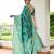 Sea green color banglori raw silk  weaving warli designer  rich look classy saree