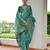 Sea green color banglori raw silk  weaving warli designer  rich look classy saree