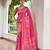 Pink color banglori raw silk  weaving warli designer  rich look classy saree