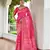 Pink banglori raw silk weaving warli designer rich look classy saree