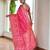 Pink color banglori raw silk  weaving warli designer  rich look classy saree