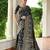 Black color banglori raw silk  weaving warli designer  rich look classy saree